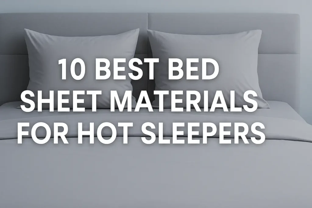 10 Best Bed Sheet Material for Hot Sleepers