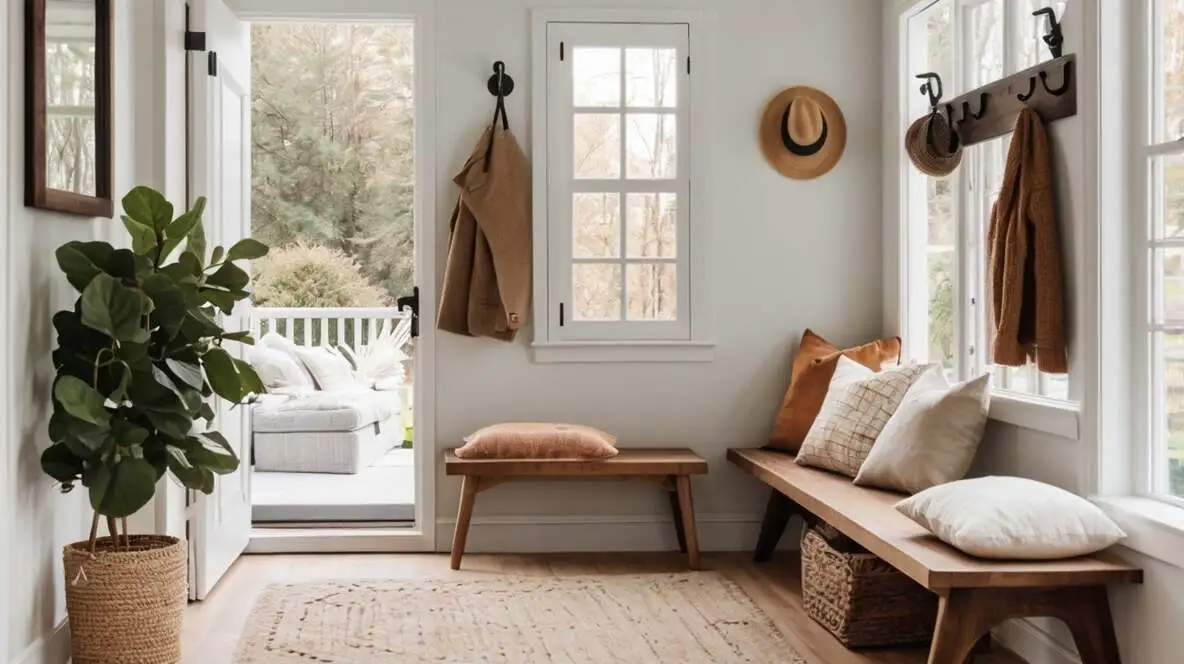How to Decorate an Entryway Bench for Small Spaces